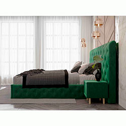 Фото Ліжко Oscar Plus з механізмом та тумбами 160х200