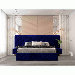 Фото Ліжко Oscar Plus з механізмом та тумбами 160х200