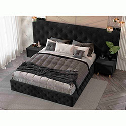 Фото Ліжко Oscar Plus з механізмом та тумбами 160х200