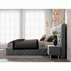 Фото Ліжко Oscar Plus з механізмом та тумбами 160х200