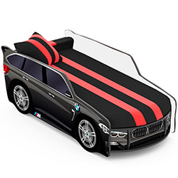 Фото Ліжко дитяче Premium з механізмом 80x180 Р002 BMW Black