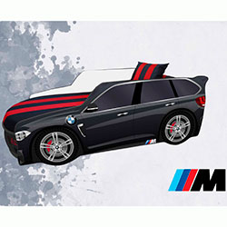 Фото Ліжко дитяче Premium з механізмом 80x180 Р002 BMW Black