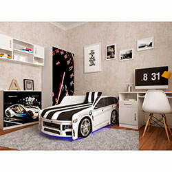 Фото Ліжко дитяче Premium 80x180 Р002 BMW White