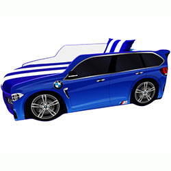 Ліжко дитяче Premium з механізмом 80x180 Р002 BMW Blue
