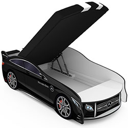 Фото Ліжко дитяче Premium з механізмом 80x180 Р006 Mercedes Black