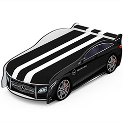 Фото Ліжко дитяче Premium з механізмом 80x180 Р006 Mercedes Black