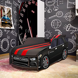 Фото Ліжко дитяче Premium з механізмом 80x180 Р006 Mercedes Black