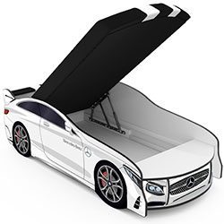 Фото Ліжко дитяче Premium з механізмом 80x180 Р006 Mercedes White