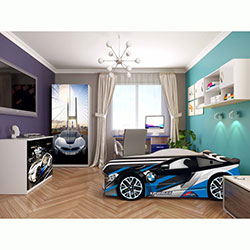 Фото Ліжко дитяче Space 04 з механізмом 80x180 BMW