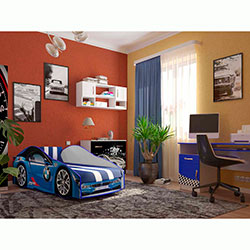 Фото Ліжко дитяче Еліт з механізмом Е-1 80x170 Синій BMW