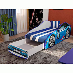Фото Ліжко дитяче Еліт Е-1 70x150 Синій BMW