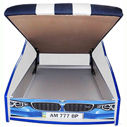 Фото Ліжко дитяче Еліт з механізмом Е-1 80x170 Синій BMW