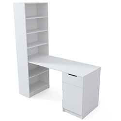 Фото Стіл London Білий + Білий