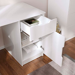 Фото Стіл London Білий + Білий