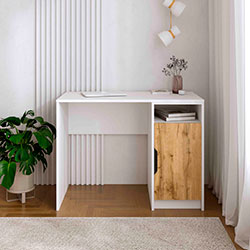 Фото Стіл Junior 1 Білий + Дуб Тахо