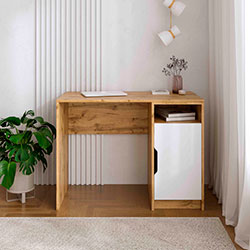 Фото Стіл Junior 1 Дуб Тахо + Білий