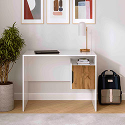 Фото Стіл Junior 2 Білий + Дуб Тахо