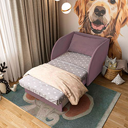 Фото Крісло-ліжко Richi 80x190 Dusty Rose