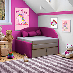 Фото Крісло-ліжко Малятко 03 80х170 Рожевий