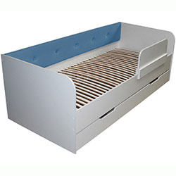 Фото Ліжко Valencia з шухлядою 80х190 Sky Blue