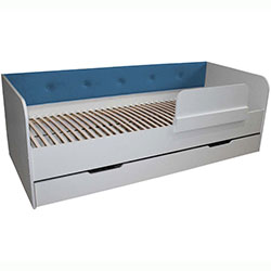 Фото Ліжко Valencia з шухлядою 80х190 Sky Blue