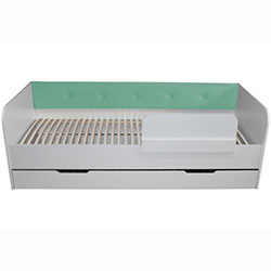 Фото Ліжко Valencia з шухлядою 80х190 Turquoise