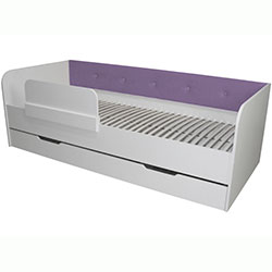 Фото Ліжко Valencia з шухлядою 80х190 Lilac