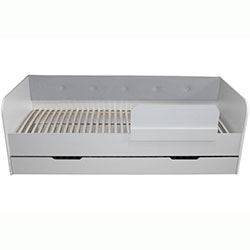 Фото Ліжко Valencia з шухлядою 80х190 Light Grey