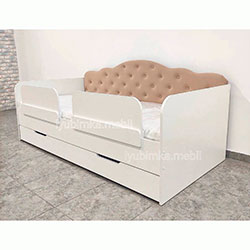 Фото Ліжко Sofia з шухлядою 80х190 Lounge Cocoa