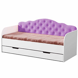 Ліжко Sofia з шухлядою 90х190 Lilac
