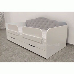 Фото Ліжко Sofia з шухлядою 90х190 Light Grey