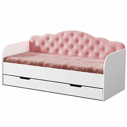 Ліжко Sofia з шухлядою 80х190 Light Pink