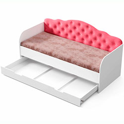 Фото Ліжко Sofia з шухлядою 80х190 Coral