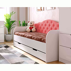 Фото Ліжко Sofia з шухлядою 80х190 Coral