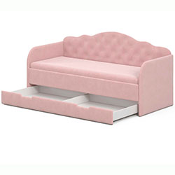 Фото Ліжко Melisa з шухлядою 90х190 Rose