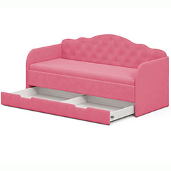 Ліжко Melisa з шухлядою 90х190 Coral