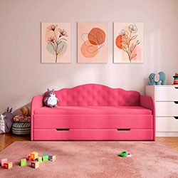 Фото Ліжко Melisa з шухлядою 90х190 Coral