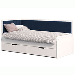 Ліжко Brooklyn з шухлядами 90х190 Navy