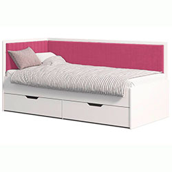 Ліжко Brooklyn з шухлядами 90х190 Coral