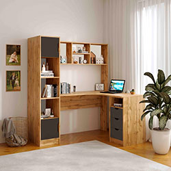 Фото Кутовий стіл Teenager Дуб Тахо