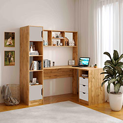 Фото Кутовий стіл Teenager Дуб Тахо