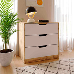 Фото Комод 3 ящики Teenager Дуб Тахо