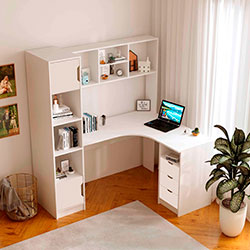 Фото Кутовий стіл Teenager Білий