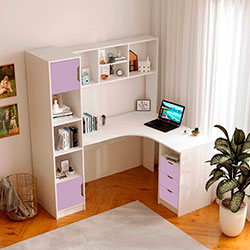 Фото Кутовий стіл Teenager Білий