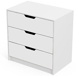 Фото Комод 3 ящики Teenager Білий