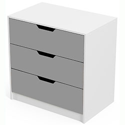 Фото Комод 3 ящики Teenager Білий