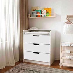 Фото Комод 3 ящики Teenager Білий