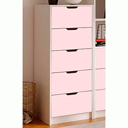 Фото Комод 5 ящиків Teenager Білий