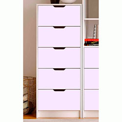 Фото Комод 5 ящиків Teenager Білий