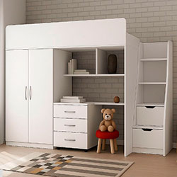 Ліжко кімната №1 з комодом 3 80х170 Bed Room